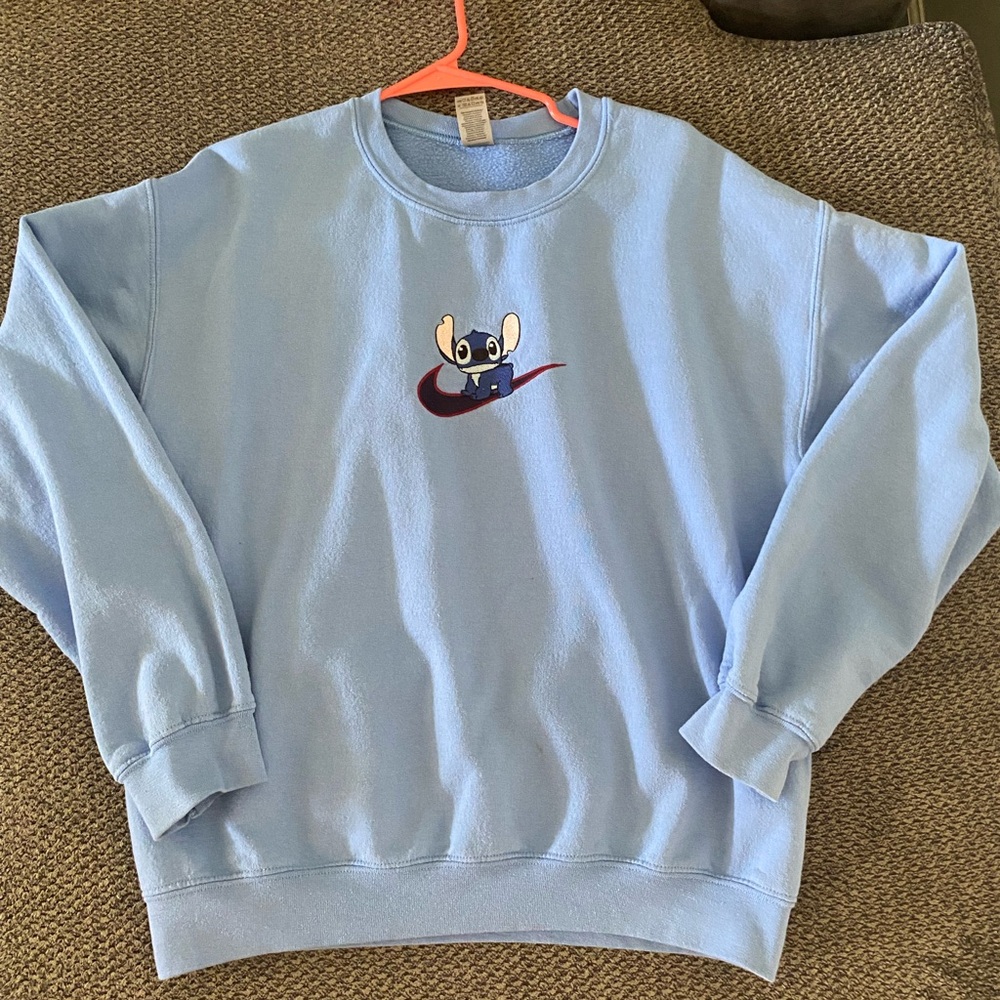 Stitch Embroidered Crewneck